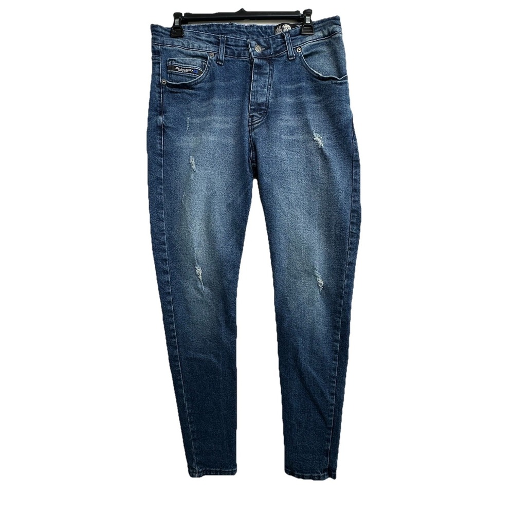 Diesel BUSTER 0699J Stretch Slim Tapered Indigo Blue Jeans W30 L30 (Tag 33)